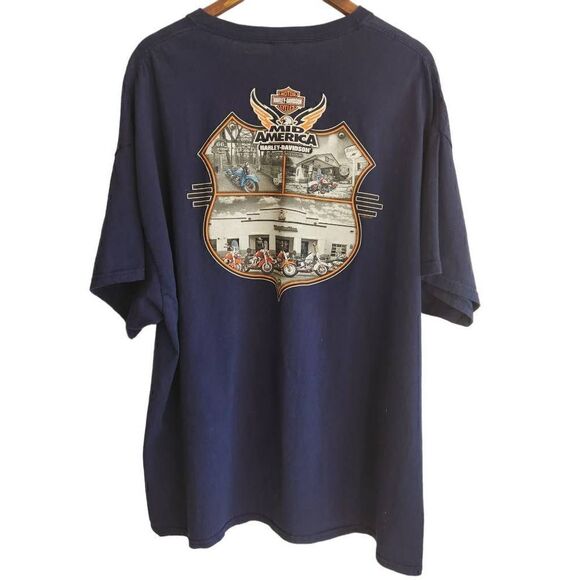 Harley Davidson Men's Motorcycle T Shirt Size 3XL - Picture 1 of 4